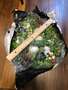 This is one of the two (each the same) actual wreaths I received from this pseudo and fraudulent company. Shipped in plastic bag, made completely of cheap quality plastic and each only 12" in diameter each.  Carol Kelley Kruizenga